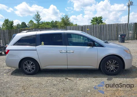2012 Honda Odyssey Ex-L from USA, damaged, VIN 5FNRL5H66CB076185